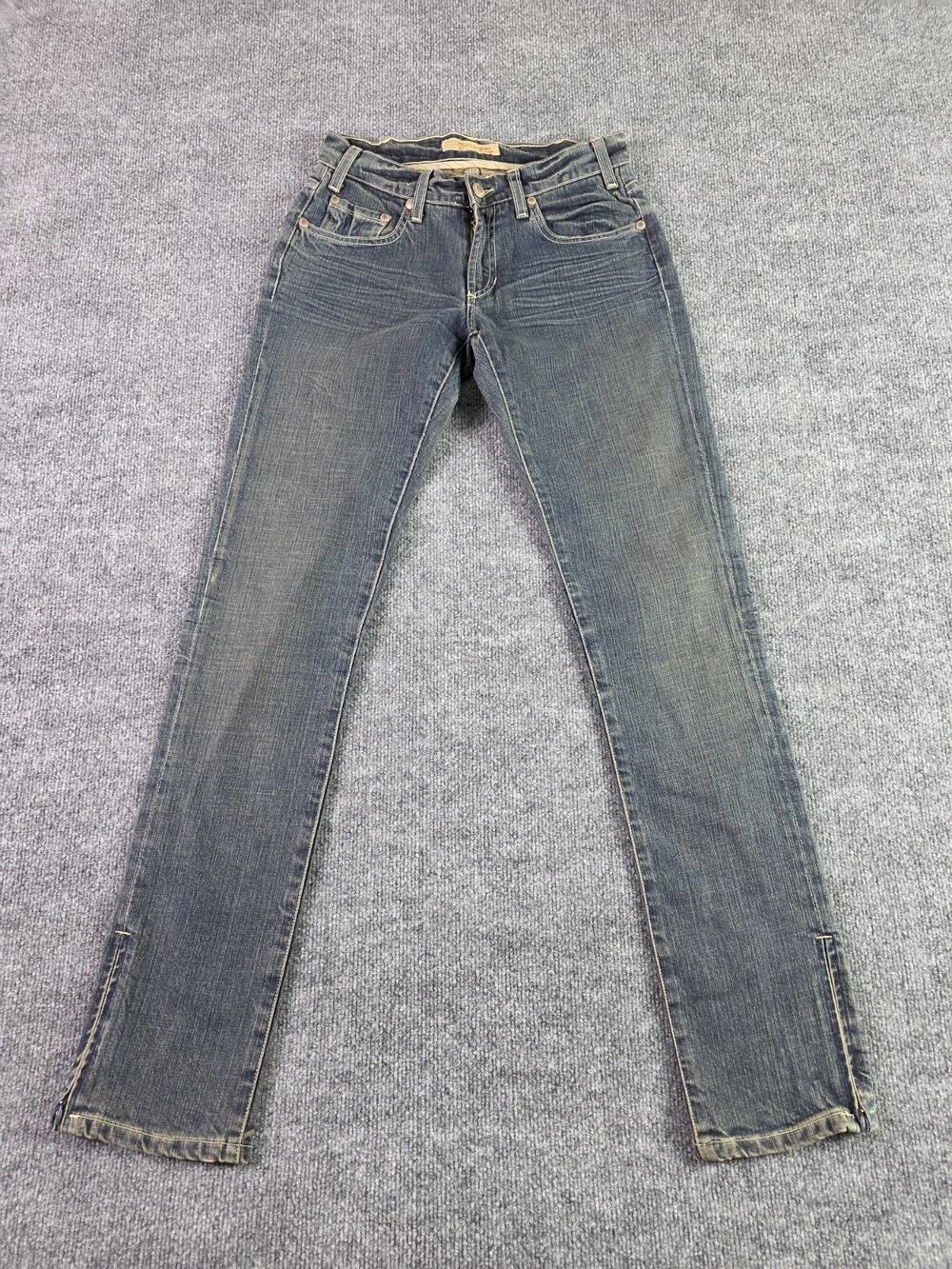 Duarte Jeans Denim Pants Women 27x32 Los Angeles Straight Leg Made USA Ankle Zip